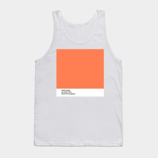 pantone 16-1357 TCX Bird Of Paradise Tank Top